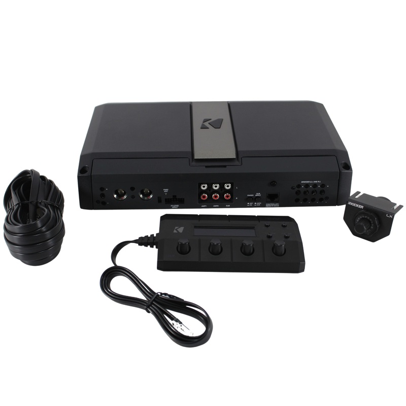 700W 1-Ohm Class D 7-Channel Amplifier w/LX Precision Controller & Smart Bass