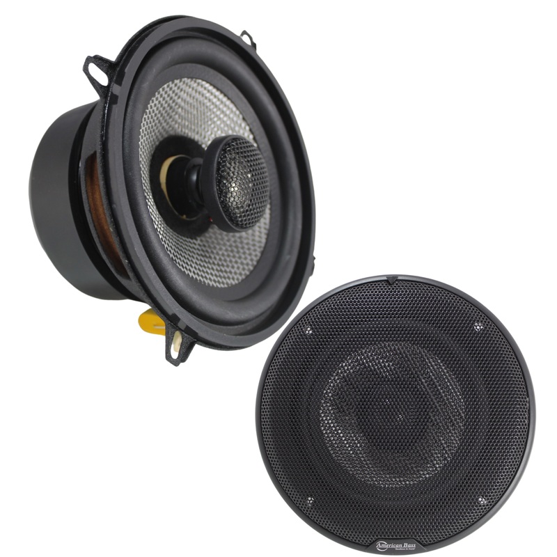 American Bass Pair of 5.25″ 120 Watts 4 Ohm 2-Way Coaxial Speaker System SQ-5.25