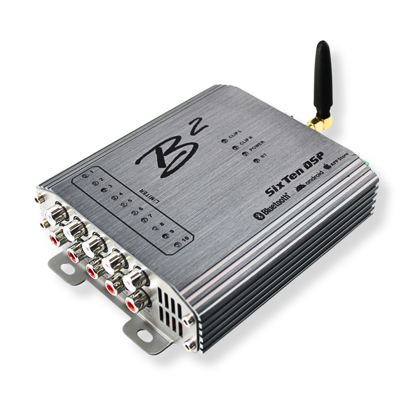 B2 Audio Metallic 4v 10 Channel DSP w/ Bluetooth IOS/Android App 96 KHz – 32 Bit