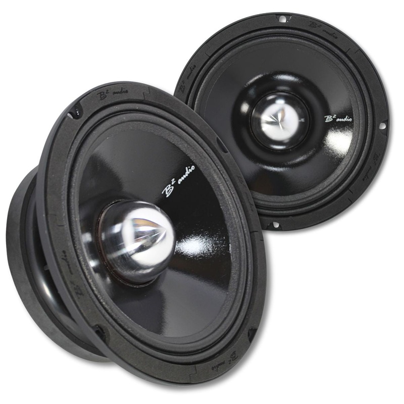 B2 Audio Pair of Rage 8″ 4-Ohm 300 Watt RMS Mid-Range Speakers RAGE8P