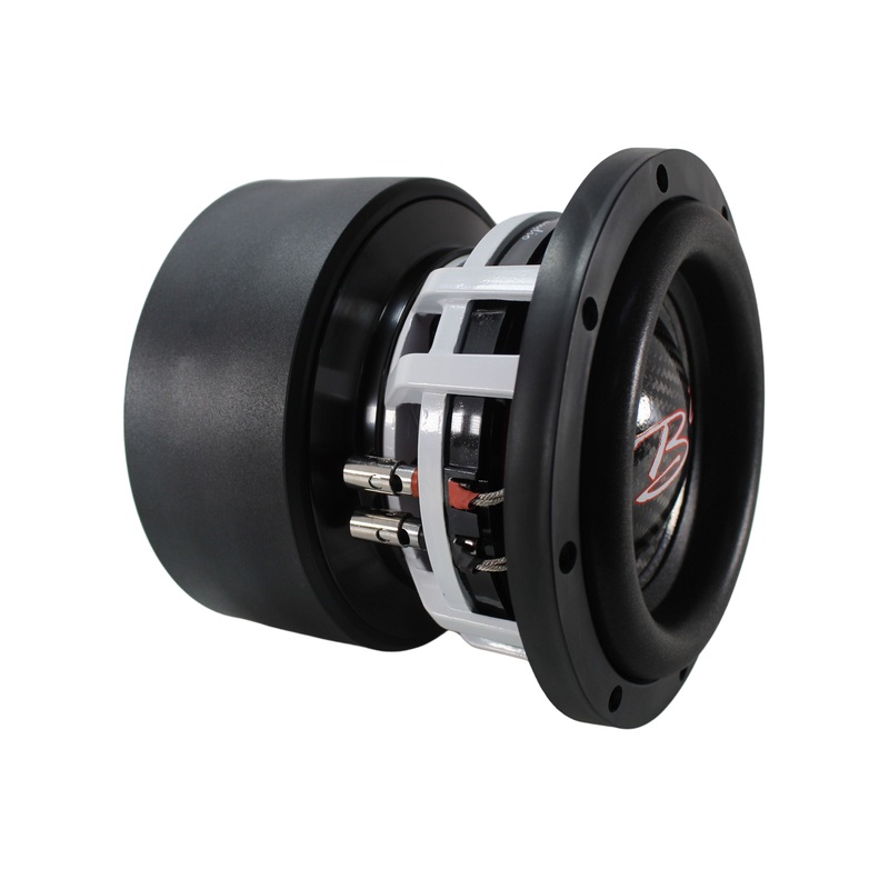 B2 Audio RAMPAGE 6.5″ 1000 Watt RMS Carbon Fiber Dual 2-Ohm Voice Coil Subwoofer