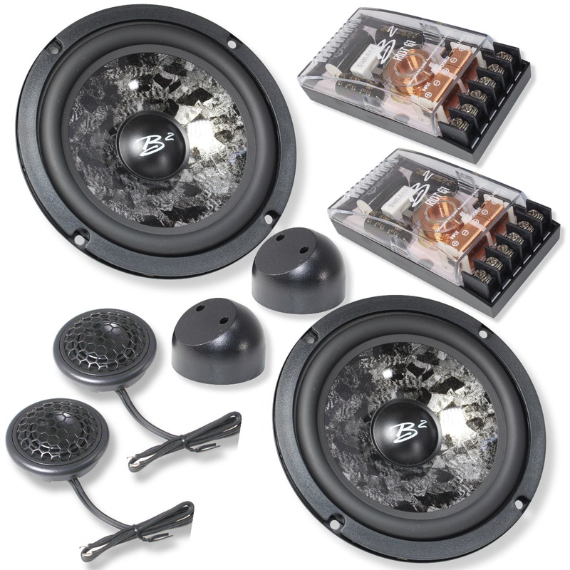 B2 Audio RIOT 6.5″ 2-Way 4-Ohm Component Set With 1″ Tweeter & Crossover RIOT61