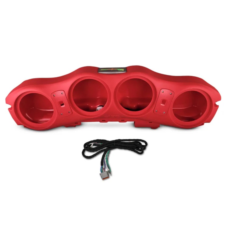 DS18 Overhead Sound Bar Fits 4 X 8″ Speakers OEM Fit Jeep JL/JLU/JT 2024-Red