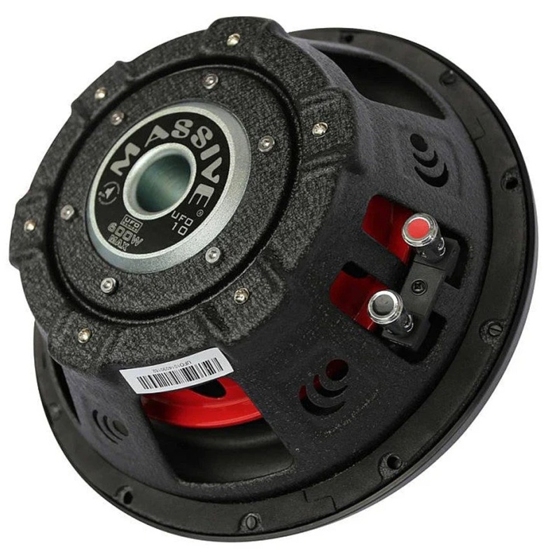 Massive Audio 10″ Dual 4-Ohm 300 Watts RMS Slim Subwoofer – UFO10V2