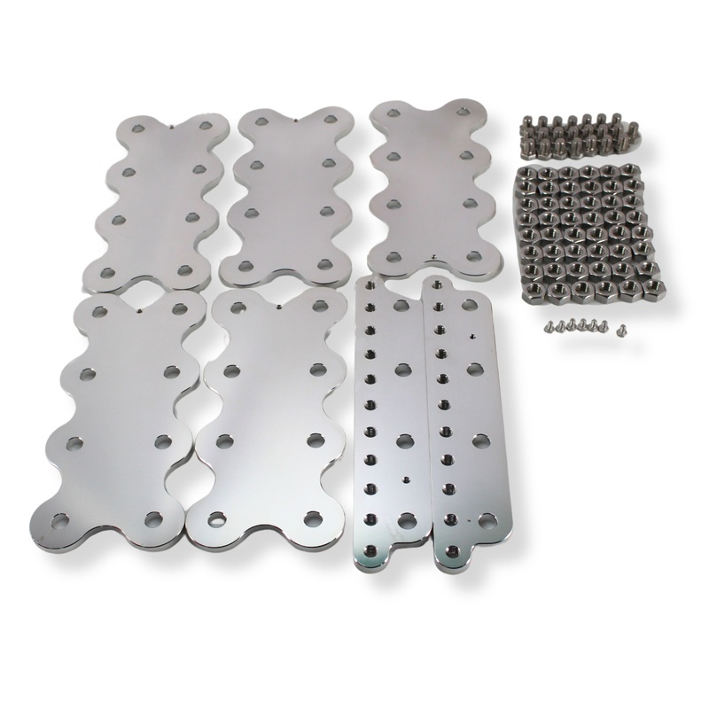 Quad Bank / 24 Yinlong LTO Cell Lug Style  Aluminum Bus Bars with Hardware