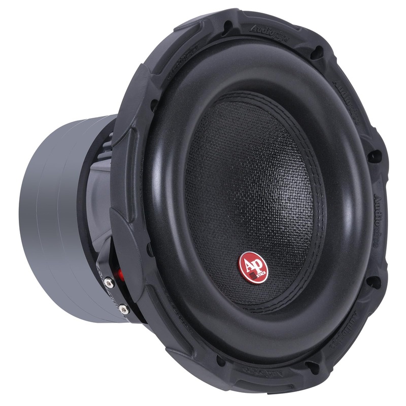10-Inch 700 Watts RMS Dual 4-Ohms Triple Stack Composite Cone Subwoofer