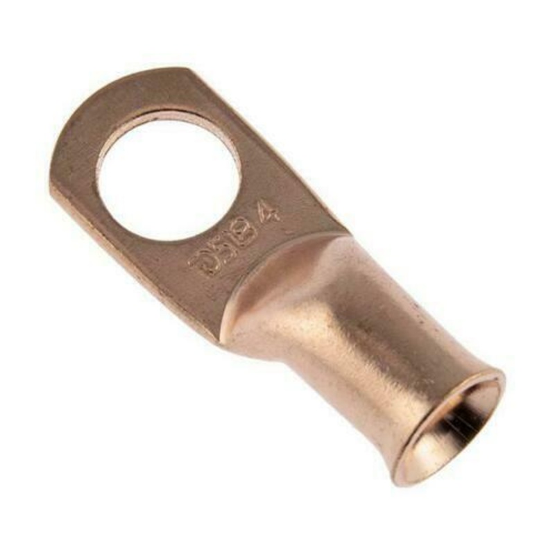 10x Copper Cable Lug Ring Terminals AWG 4 Battery Wire Welding Cable DS18
