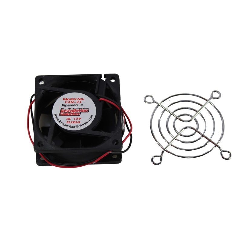 12 Volt 0.09A DC/AC Square High-Speed Fan For Electronics