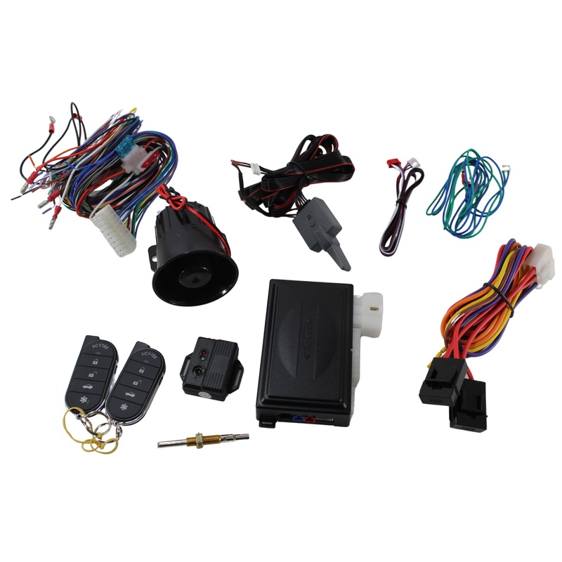 A4 5 Button Remote Engine Start, Keyless Entry, Security System w/ 2 Remotes OPEN BOX