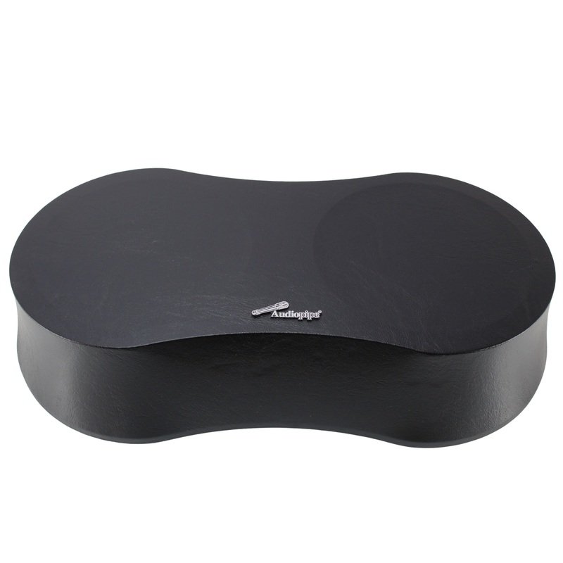 Dual 8″ Wood Vinyl Covered Rear Deck Speaker Pod – Black