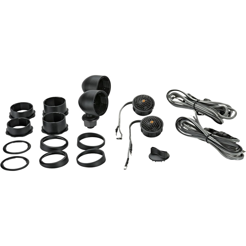 Pair of KS Series 1″ 4-Ohm 75 Watt RMS Neo Silk Dome TweetersKicker