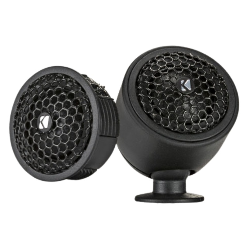 Pair of KS Series 3/4″ 4-Ohm 65 Watt RMS Neo Silk Dome TweetersKicker