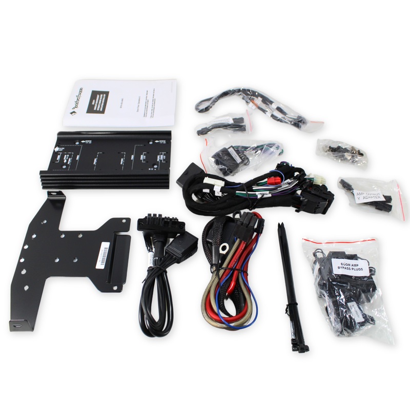 Rockford Harley-Davidson Road & Street Glide 2014+Audio AMP Install Kit OPEN BOX