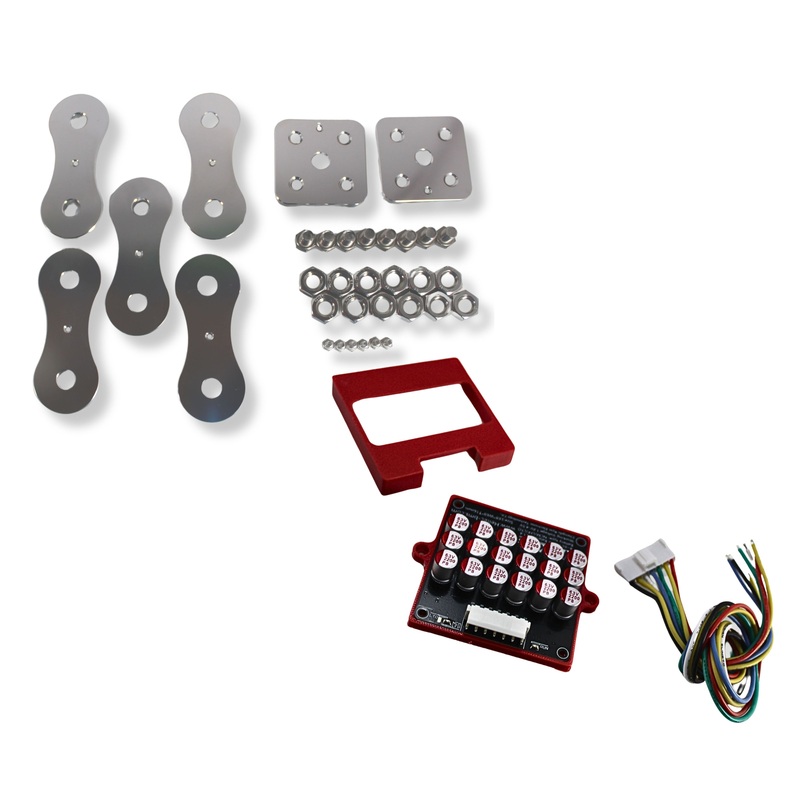 Single 6 Yinlong LTO Cell Bank Lug Bus Bars w/ BMS 4-6S Balancer