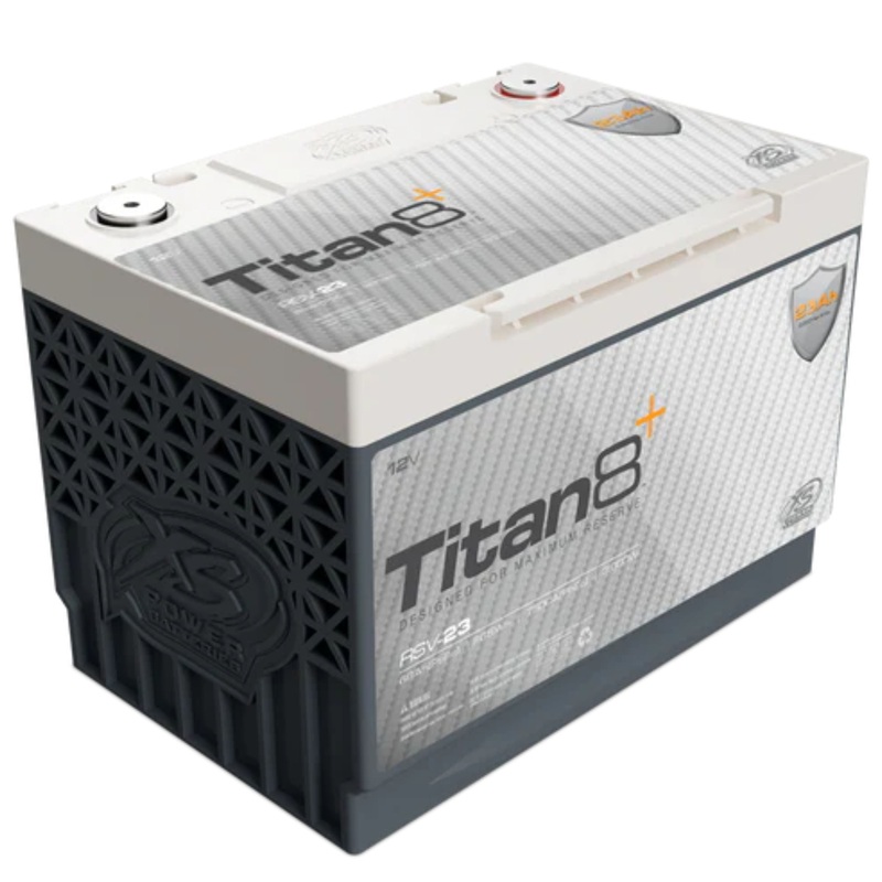 XS Power 23AH LTO 3000 Watt 12v Titan8 RSV23 Group 34 Battery
