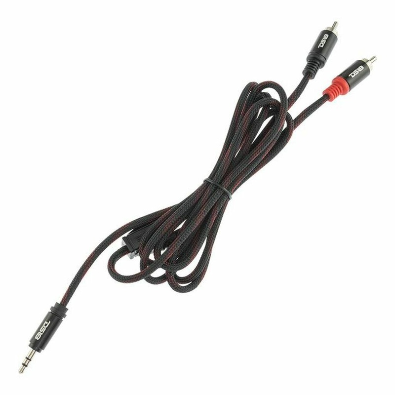 6 Ft Dual RCA To AUX Cable High Quality OFC Noise rejection Cable DS18