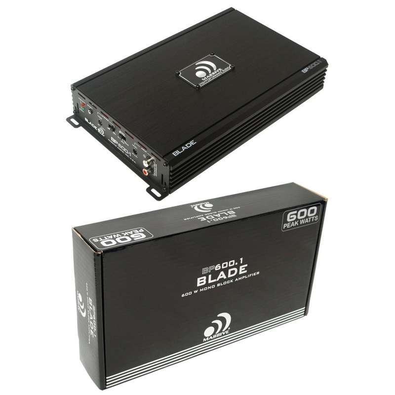 600 Watt  Class D Mono Block Amplifier Massive Pro Audio BP600.1 2 Ohm