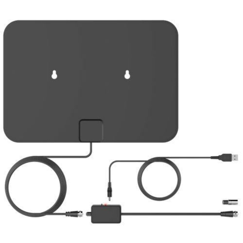 Antenna Digital HD TV Amplified Mile Ultra Thin 60 Miles Range Indoor 1080P 4K