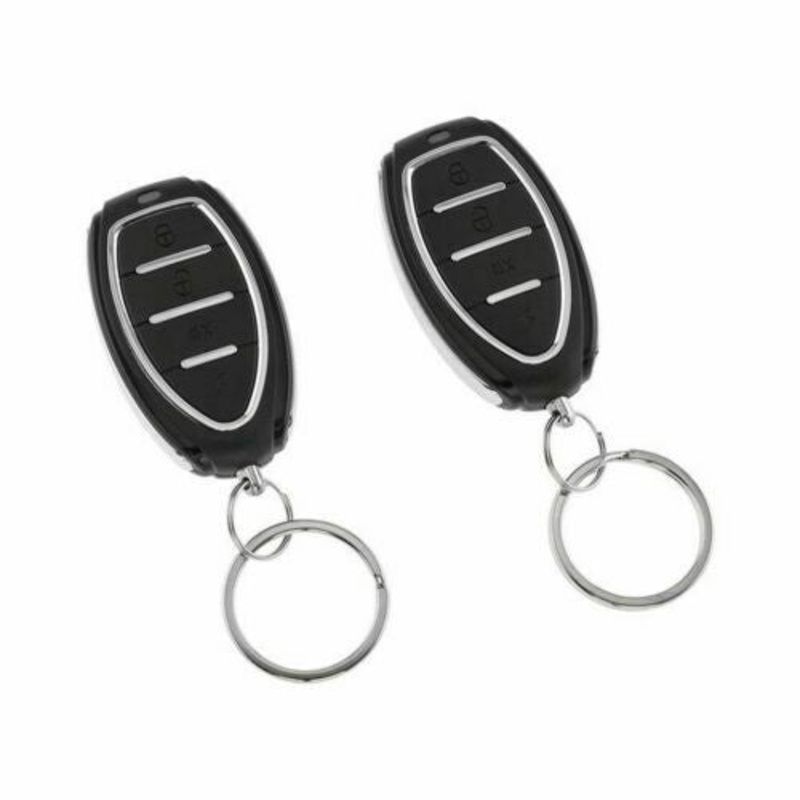 Car Alarm Security System w/ Shock Sensor, Keyless Entry and 4 Door Locks DS18