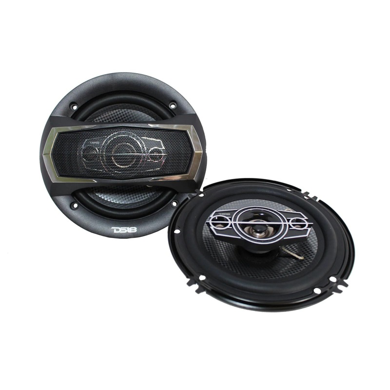 DS18 6.5″ 4-way Coaxial Speakers 400 Watts 4-Ohm SLC-N65X