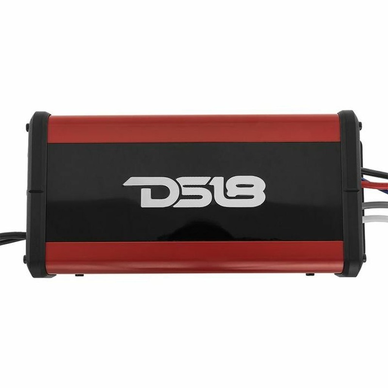 DS18 600W Waterproof 2-Channel Micro Marine Amplifier for ATV, UTV, Boat