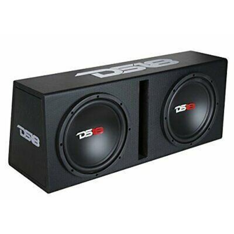 DS18 BPX212A 1300W Complete Bass Package Dual 12″ Subwoofer Monoblock Amp