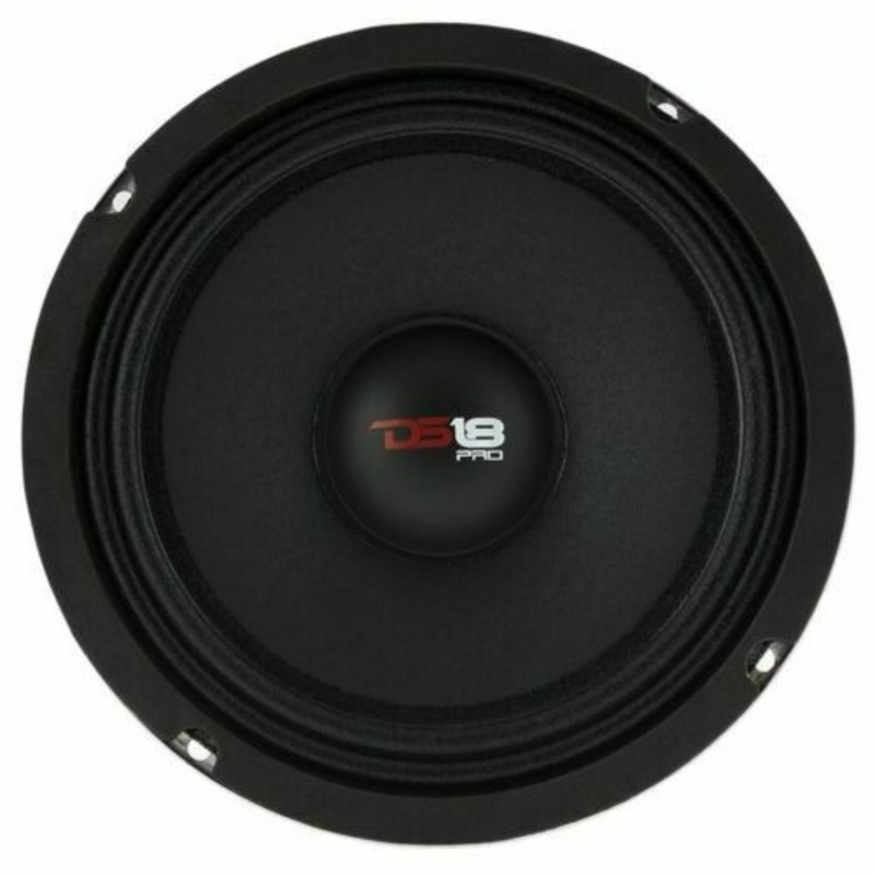 DS18 Car Audio 8″ Midrange Speakers Loud Sealed Back 550 Watts 8 Ohm PRO-X8MSE