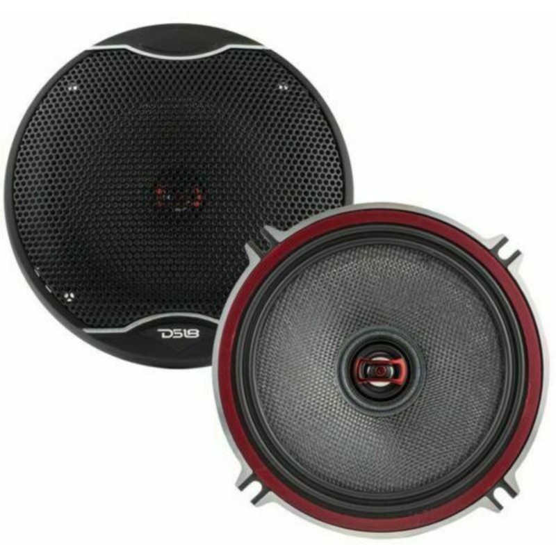 DS18 EXL 5.25″ 2 way Coaxial Door Speakers 680 Watt 3 Ohm Fiberglass Cone 1 Pair