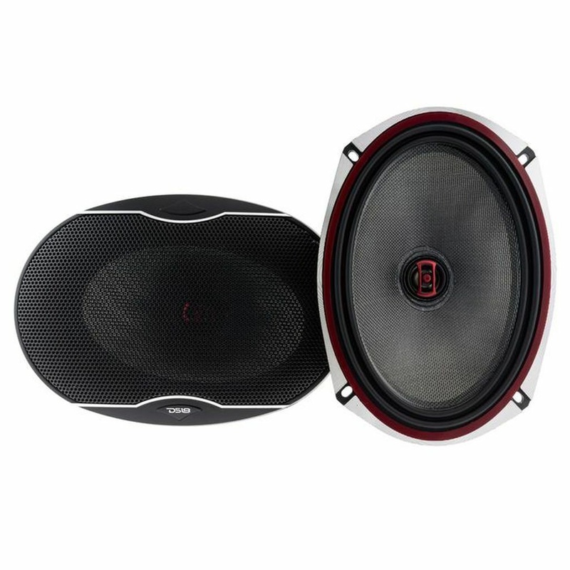 DS18 EXL 6×9″ 2 way Coaxial Door Speakers 1120 Watts Fiber Glass 3 Ohm 1 Pair