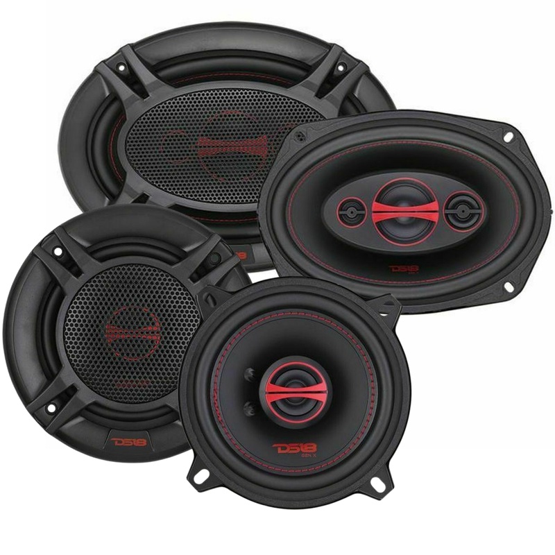 DS18 GEN-X 6×9″ + 6.5″ Car Audio Door Speakers Combo 660 Watts 4 Ohm Coaxial