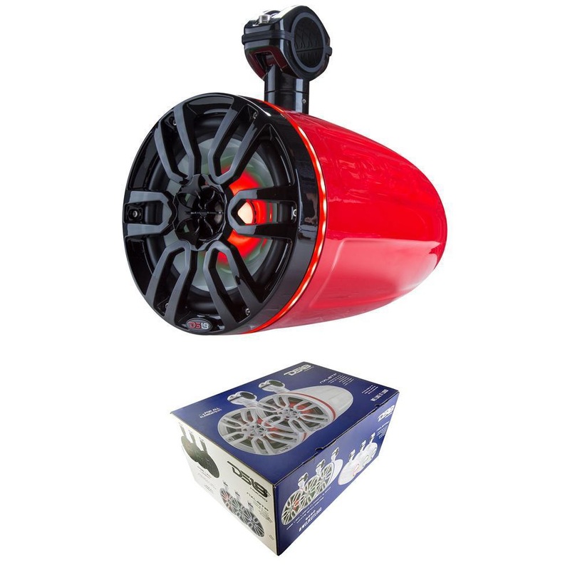 DS18 Marine ATV Boat Wake Board Towers 750W Amplifier Bluetooth Combo