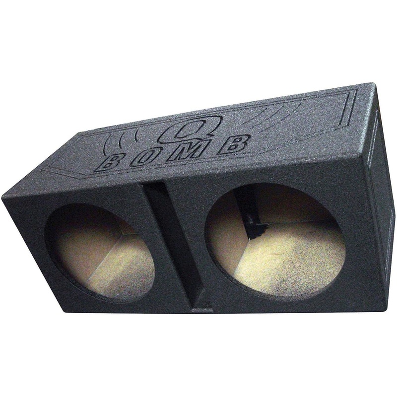 Dual Vented 12″ Rhino Coated Sub Woofer Enclosure Speaker Box Ported Chamber