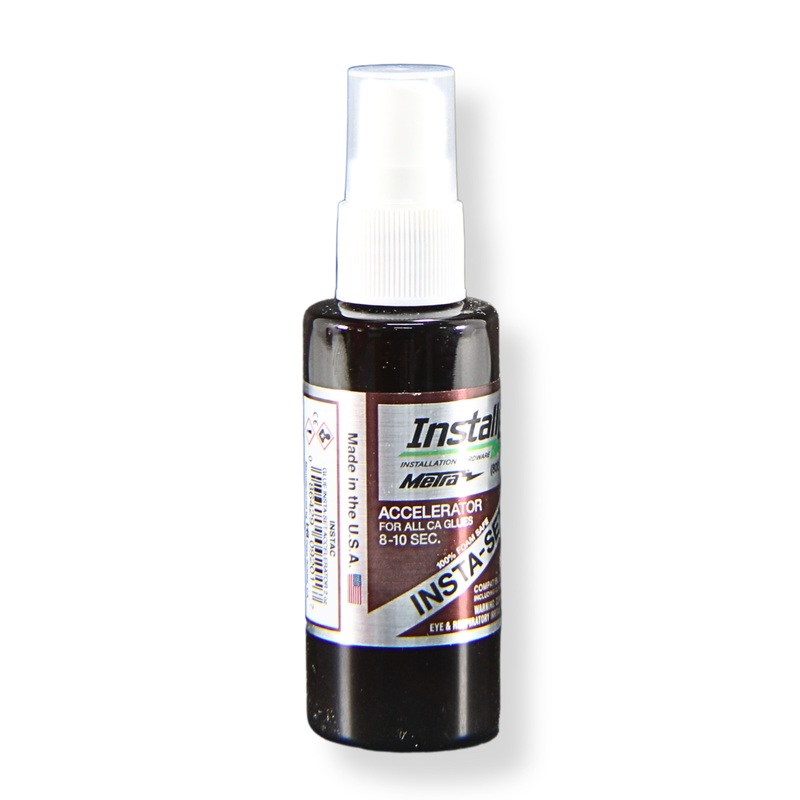 INSTA-SET CA Glue Accelerator Spray Fast-Curing Catalyst 2 o.z Gap Filling Medium