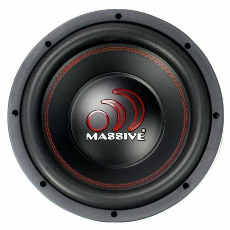 Massive Audio 10″ Subwoofer 500W RMS Dual 4-Ohm Car Stereo MMA104