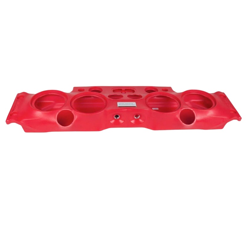 Molded Sound Bar for Jeep Wrangler Red RGB LED Car Audio JK JKU Soundbar 07-18