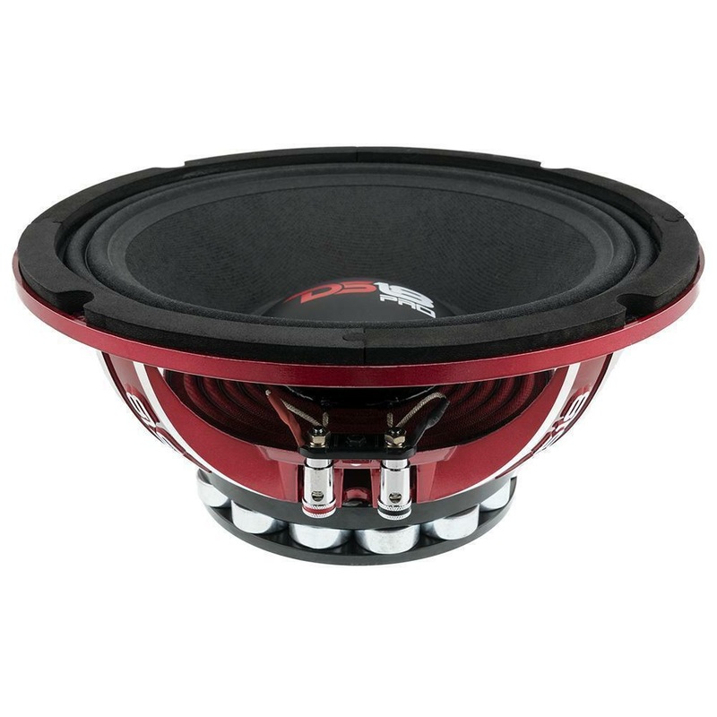Pro 10″ Midrange Motorcycle Loudspeaker 1000W 4 Ohm DS18 Neodymium PRO-NEO10R