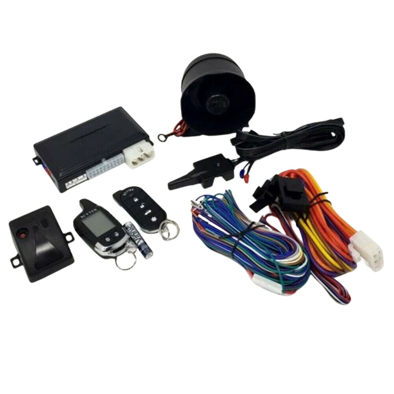 Scytek Car Alarm Security System, Keyless Entry 2-Way LCD Remote Start