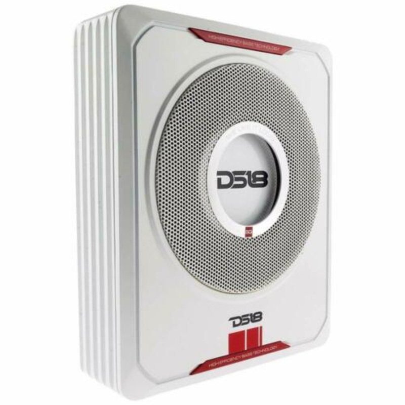 8″ 600W Under-Seat Car Sub woofer Powered Bass Amplifier Slim DS18 SQBASS
