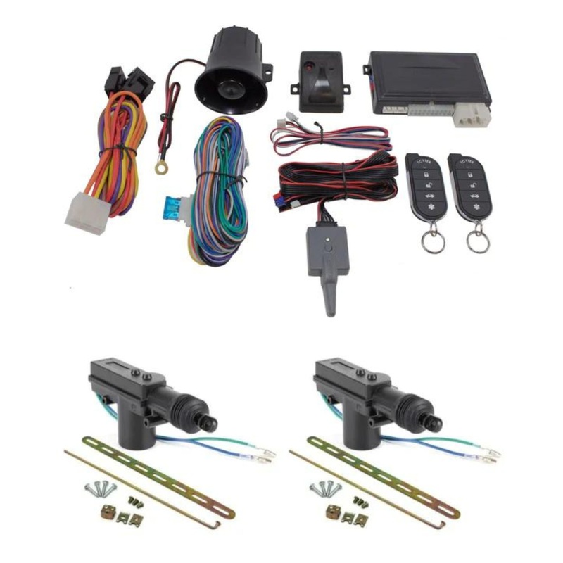 Car Alarm Anti Theft Keyless Entry + 2 Door Lock Remote Control Scytek G5