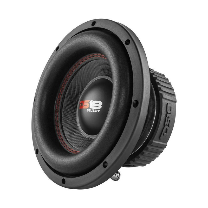 DS18 8″ Bass Pro 200W RMS 4-Ohm Single Voice Coil Subwoofer / SLC-8S