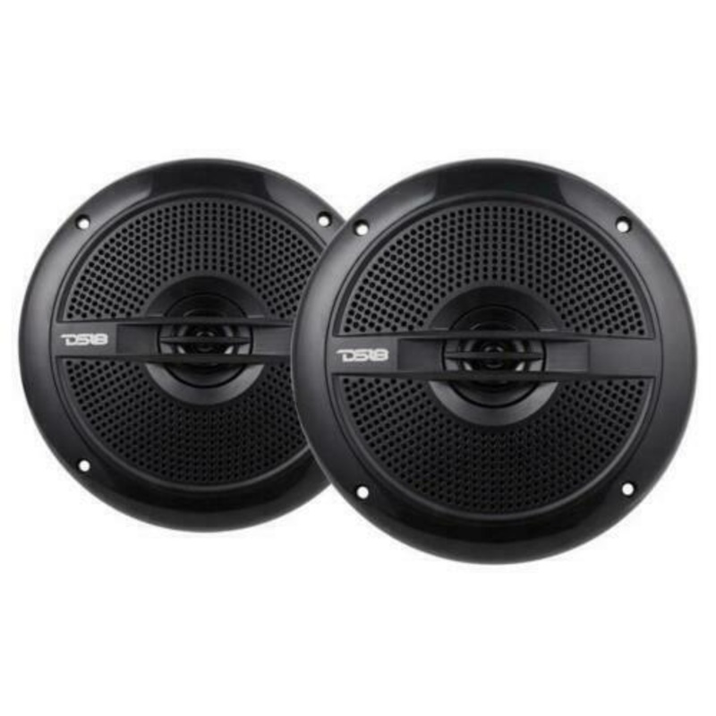 DS18 Car Audio 6.5″ Marine Speakers Power Sports Waterproof Black 760W HYDRO65BK