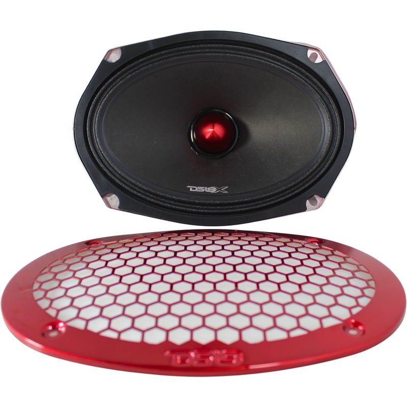 DS18 Pro 6×9″ 200W RMS 4-Ohm Midrange Loud Speaker with Grill/ PRO-X694BM