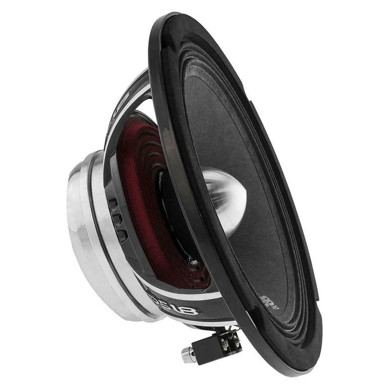 DS18 PRO-NEO8 8″ Motorcycle Midrange 4 Ohm Neodymium 600W Speaker Car Audio