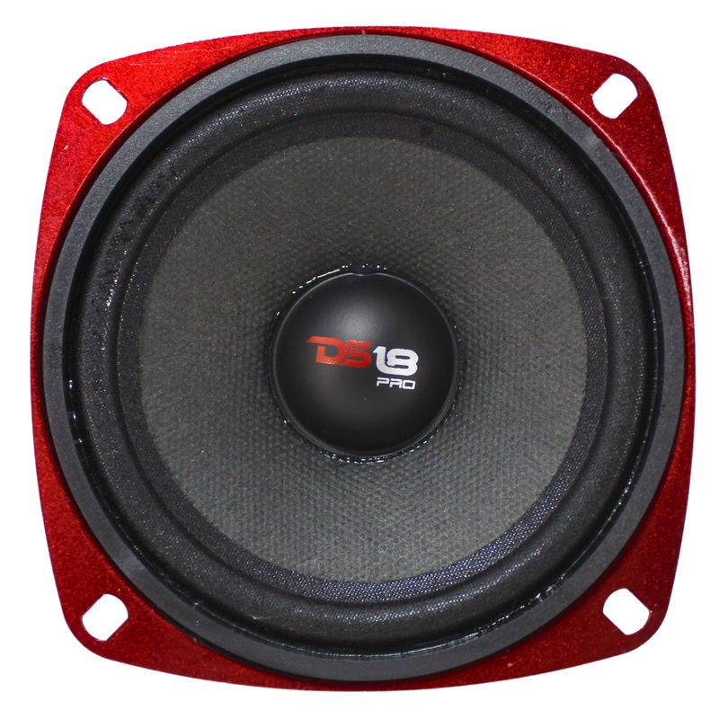 DS18 PRO-X4M 4″ Mid Range Loud Speaker 200 Watt 8 Ohm Pro Car Audio