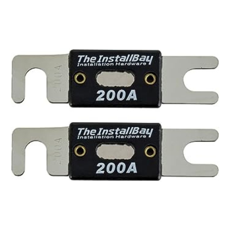 Install Bay ANL Blade Fuses 2 Pack 200 Amp Car Boat Truck Bike ANL-200