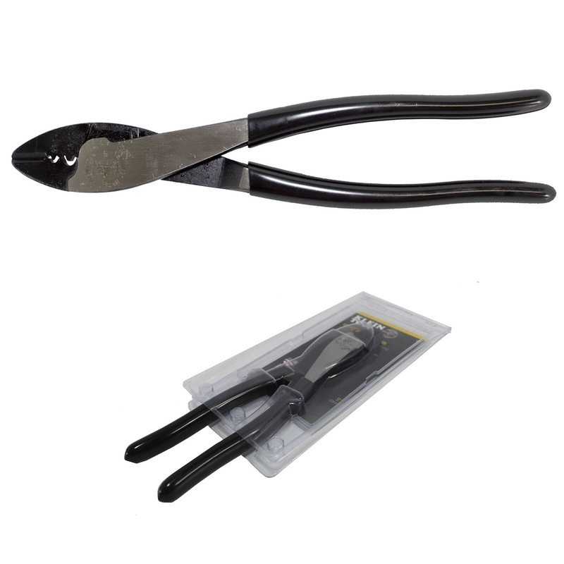 Klein Tools 9″ Heavy Duty Wire Crimper 10-22 AWG + Heavy Duty Cable Cutter
