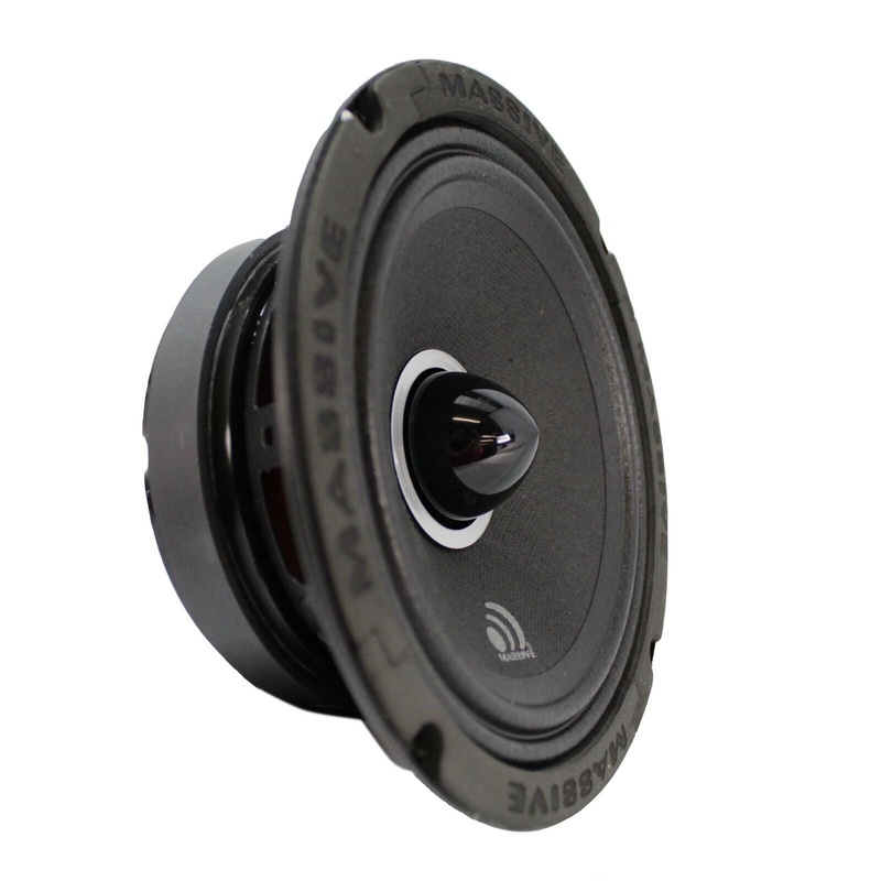 Massive Audio Pro 6.5″ 200W RMS Mid-Range Speaker 8-Ohm Bullet / M6XL