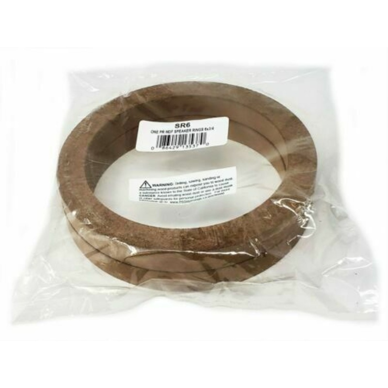 Metra 1 Pair High Quality MDF Car Stereo Speaker Spacer rings 6 X 3/4 SR6