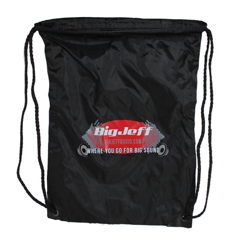Official Big Jeff Audio Single Color Drawstring Logo Backpack Big Jeff Online
