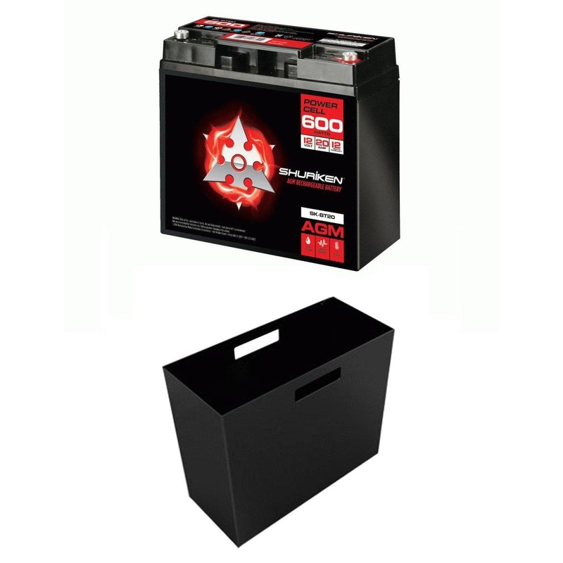 Shuriken BT20 600W 20A Battery Power Cell + Steel Boltdown Battery Box